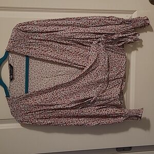 NWOT Zara long sleeve wrap top
